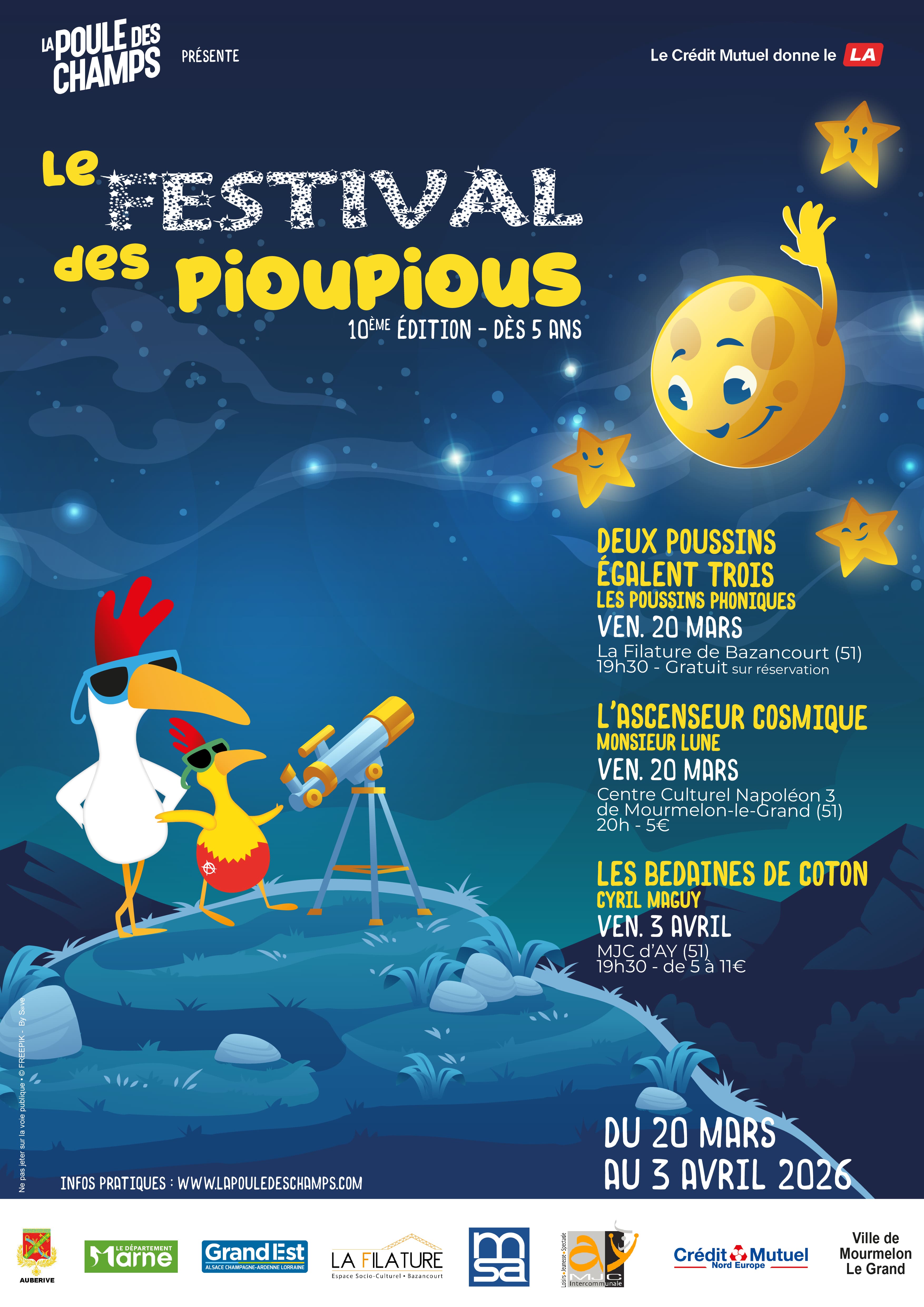 Affiche piouspious 2023